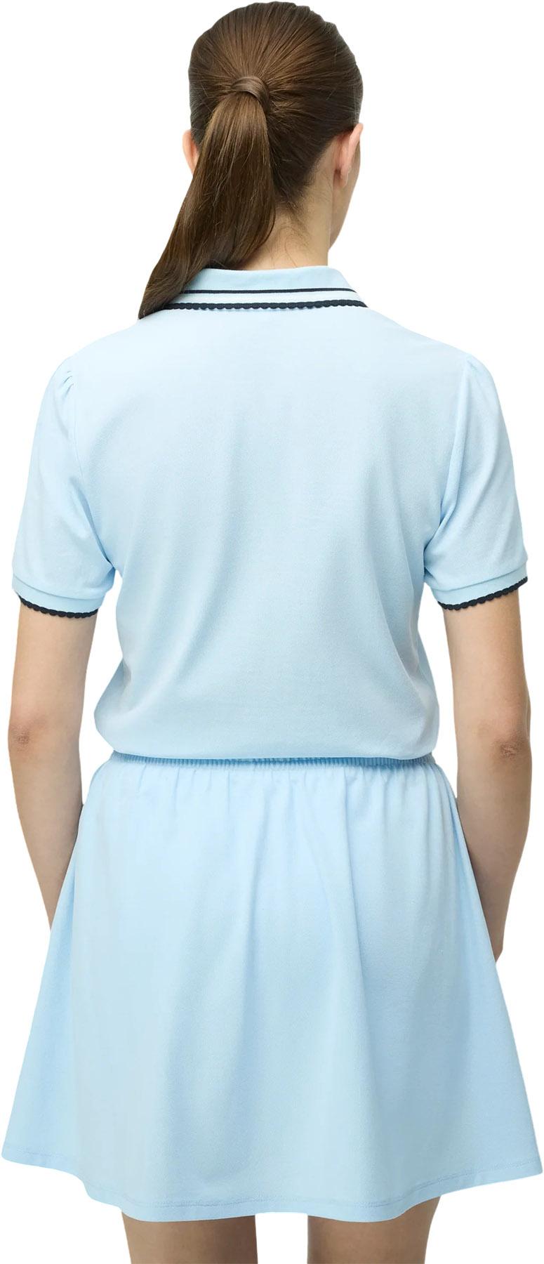 Product gallery image number 4 for product Preppy Pique Puff Sleeve Polo - Women's
