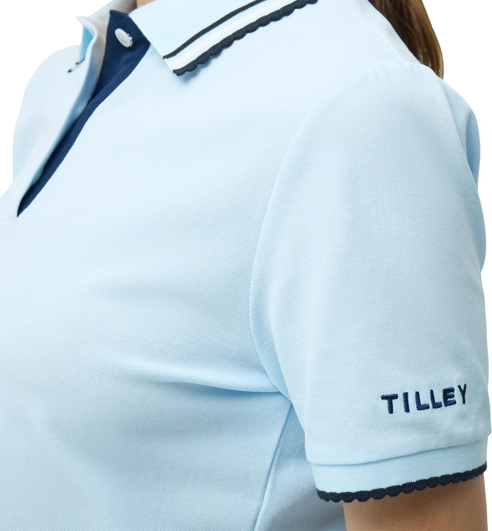 Product gallery image number 7 for product Preppy Pique Puff Sleeve Polo - Women's