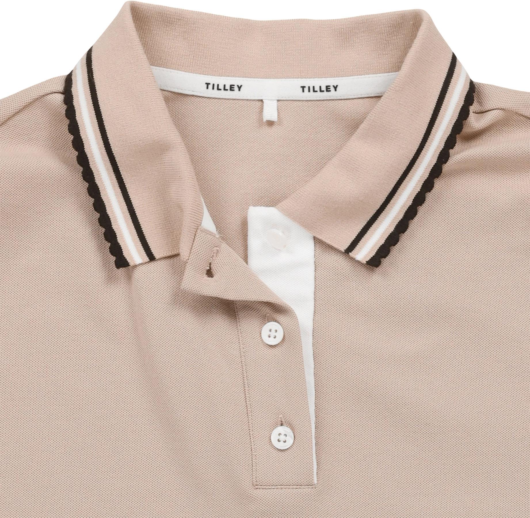Product gallery image number 9 for product Polo en piqué à manches bouffantes Preppy - Femme
