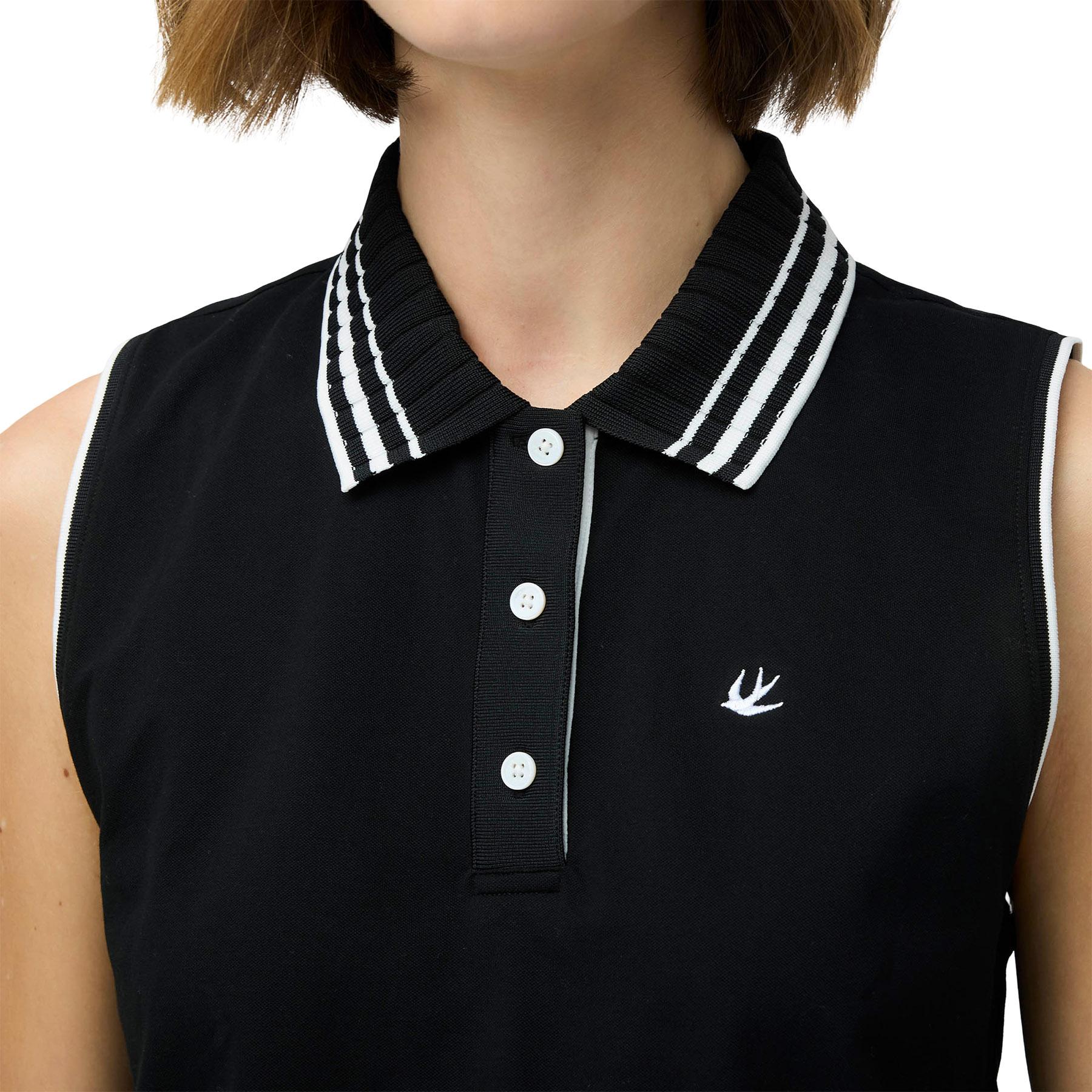 Product gallery image number 2 for product Polo sans manches en piqué Supima - Femme