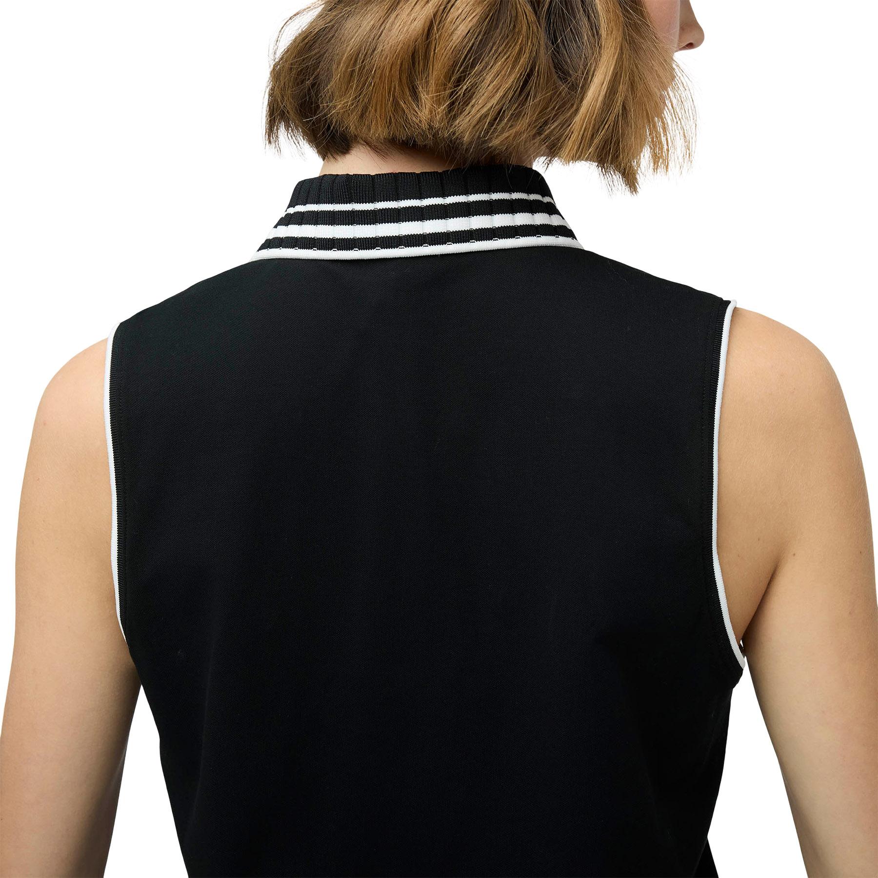 Product gallery image number 3 for product Polo sans manches en piqué Supima - Femme