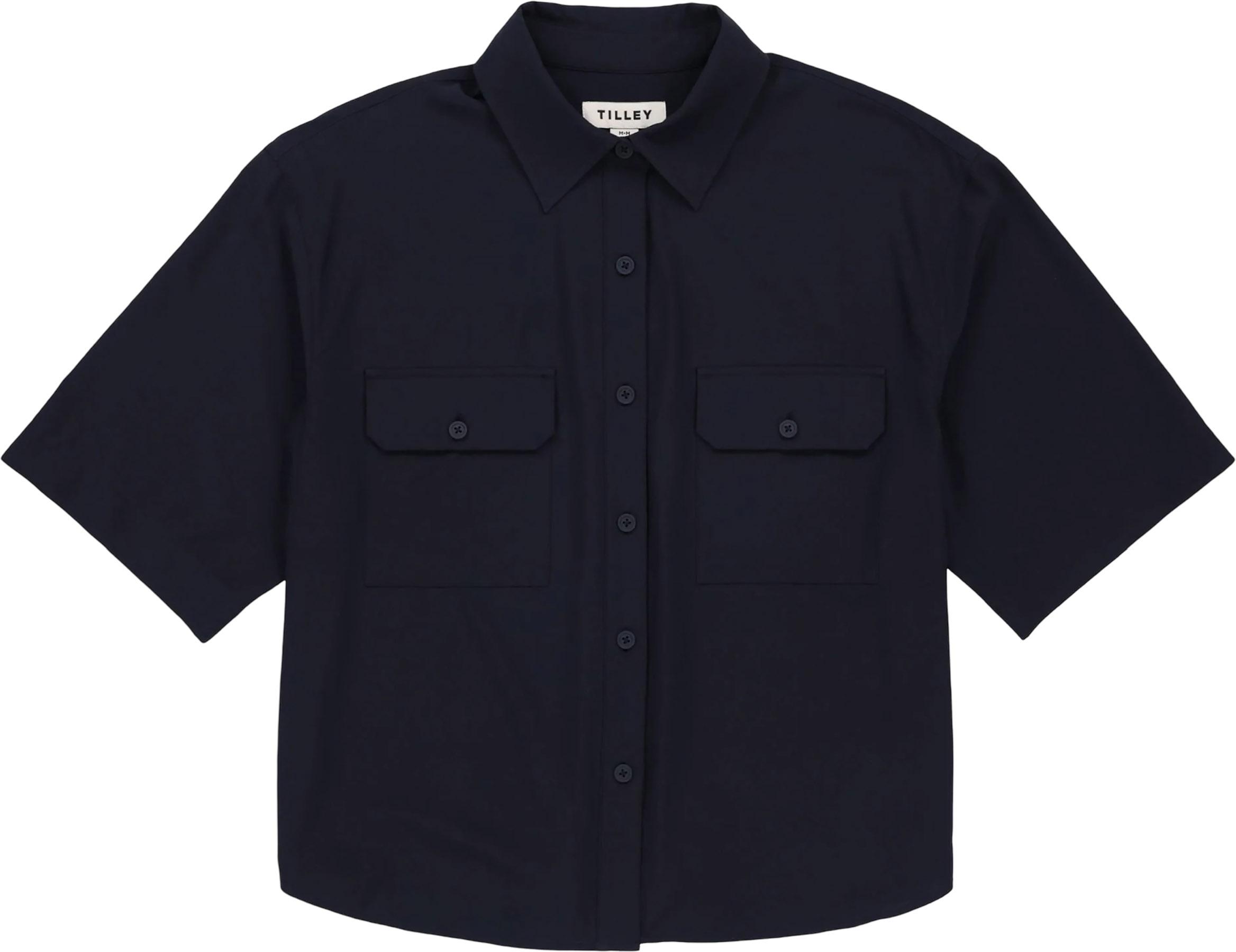 Product image for Tech Slk Oversized Short Sleeve Shirt - Women's