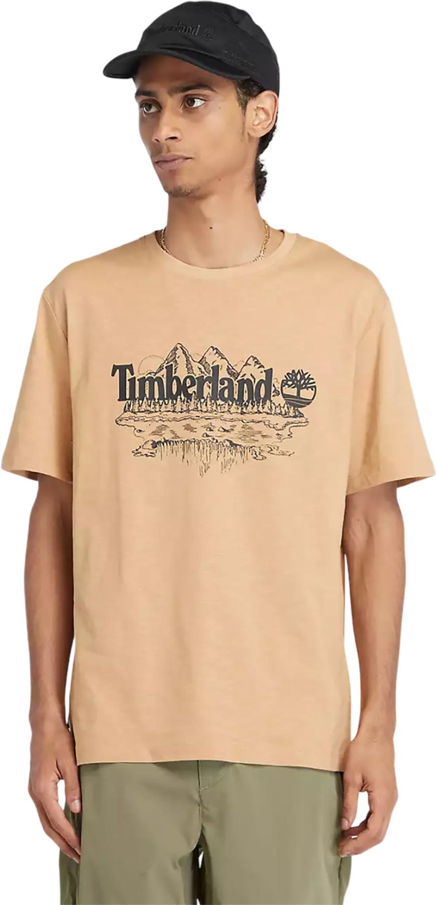 Product gallery image number 3 for product Short Sleeve Mountain Logo Slub T-Shirt - Men's