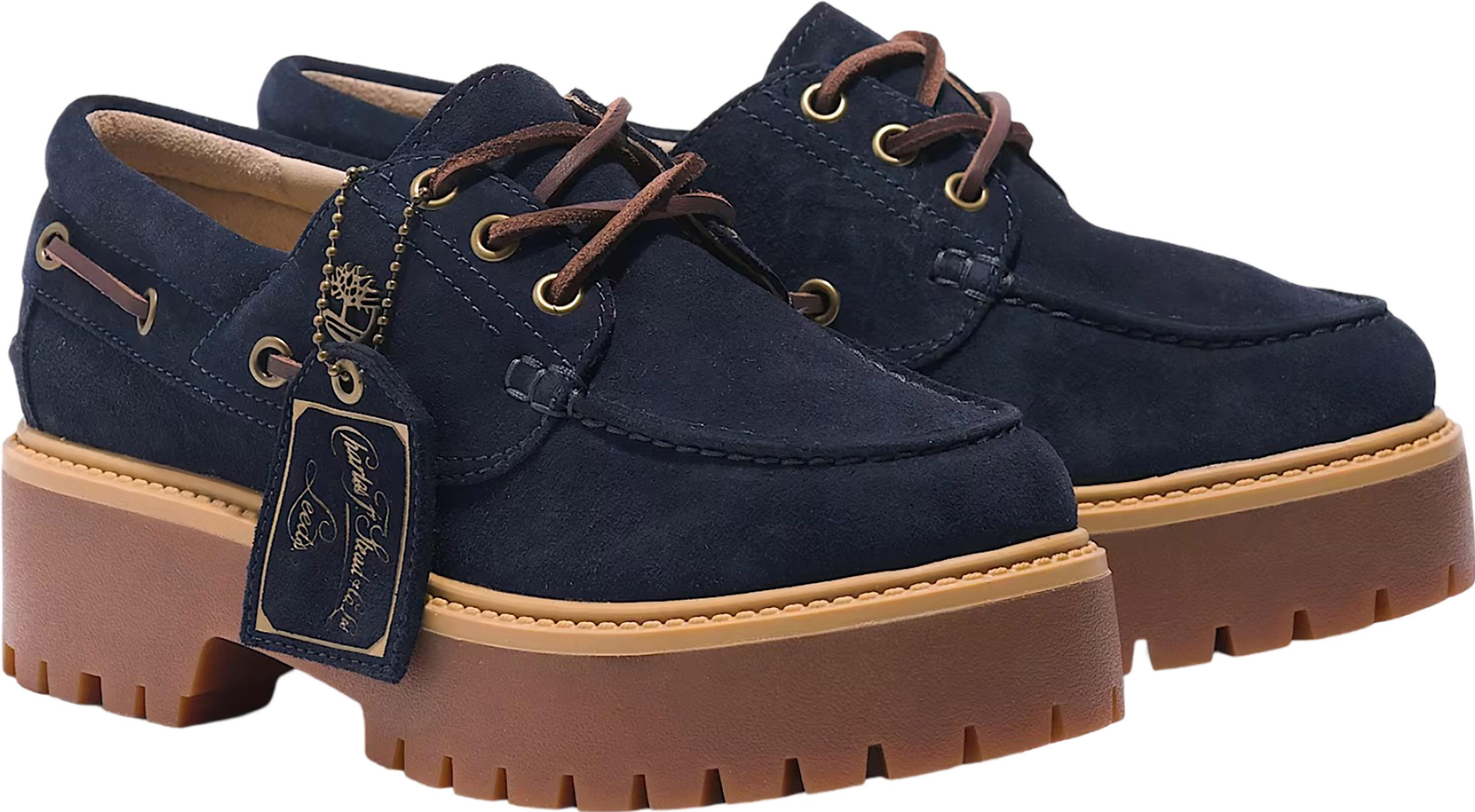 Product gallery image number 2 for product Timberland C.F. Stead Indigo Suede Stone Street Platform Boat Shoes - Women’s 