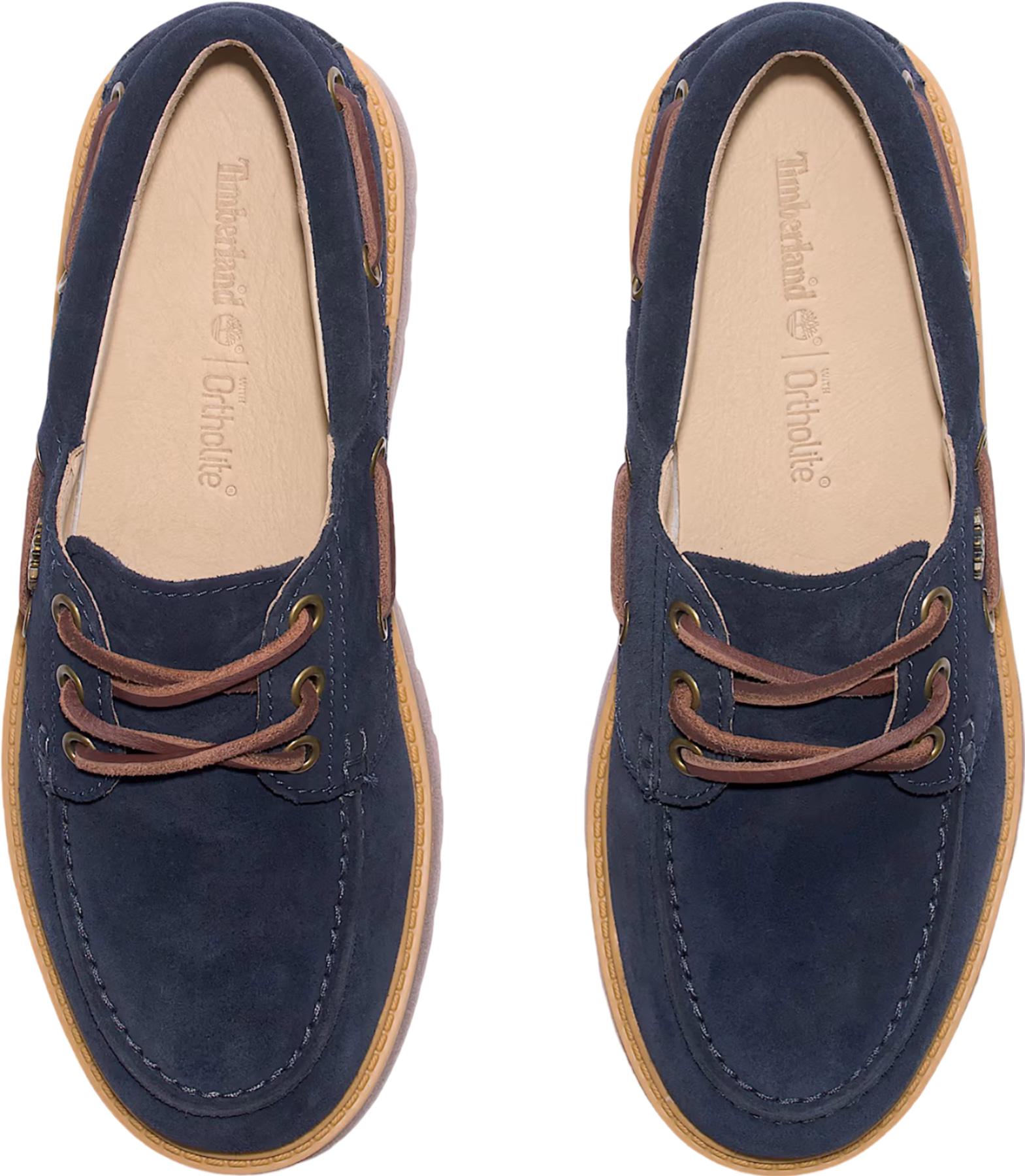 Product gallery image number 4 for product Timberland C.F. Stead Indigo Suede Stone Street Platform Boat Shoes - Women’s 