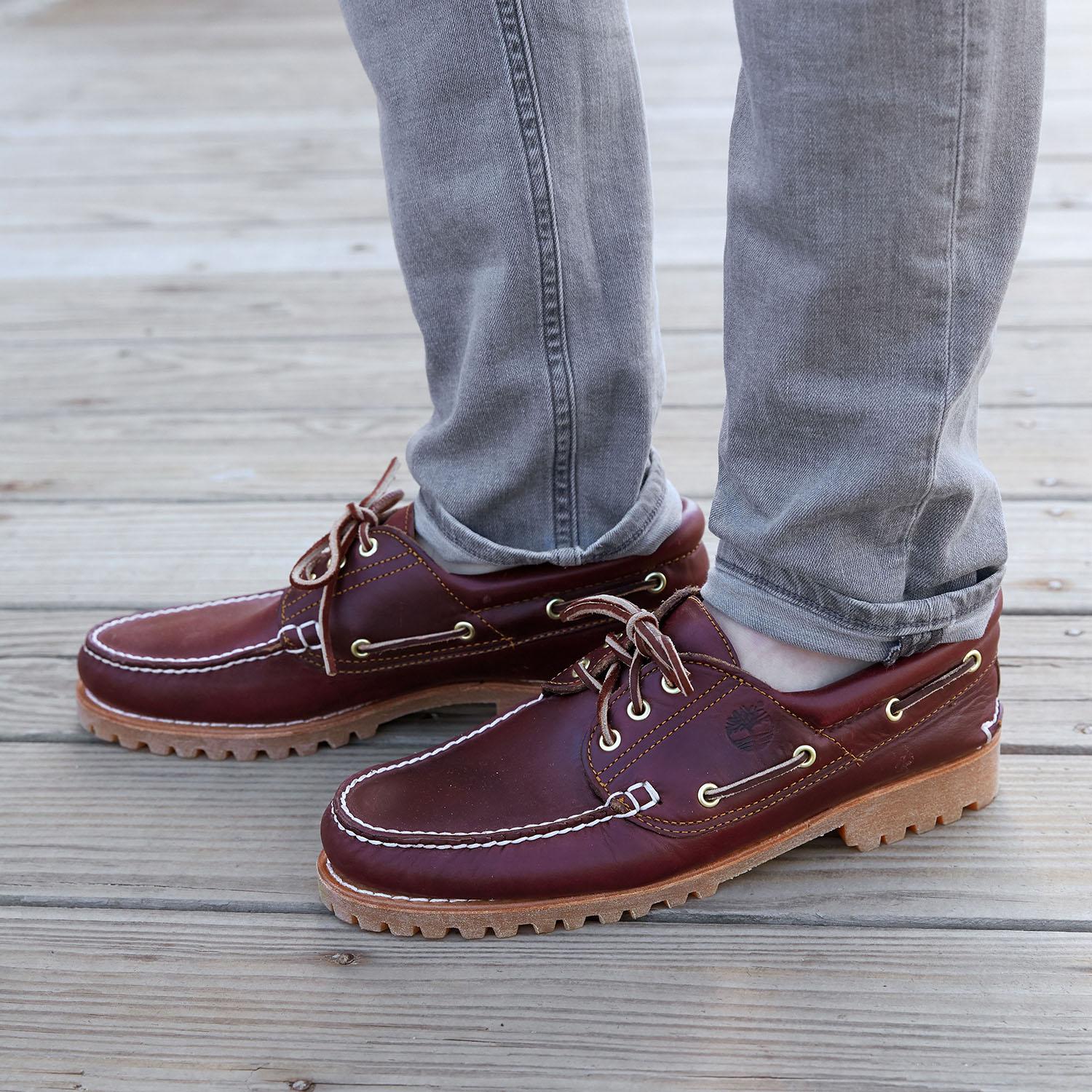 Product gallery image number 10 for product 3-Eye Lug Handsewn Boat Shoes - Men's