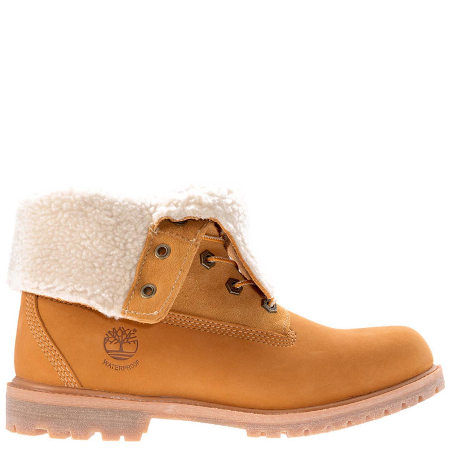 Product gallery image number 1 for product Authentics Teddy Fleece Waterproof Fold-Down Boots - Women's
