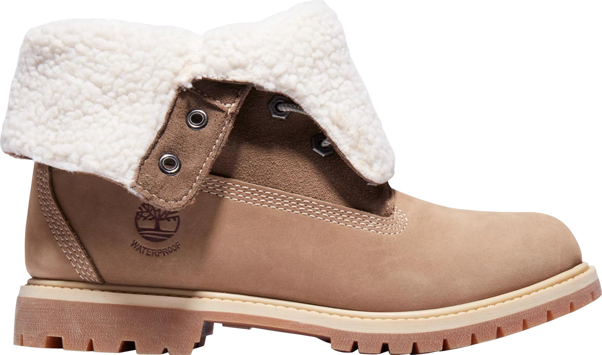 Product gallery image number 5 for product Authentics Teddy Fleece Waterproof Fold-Down Boots - Women's