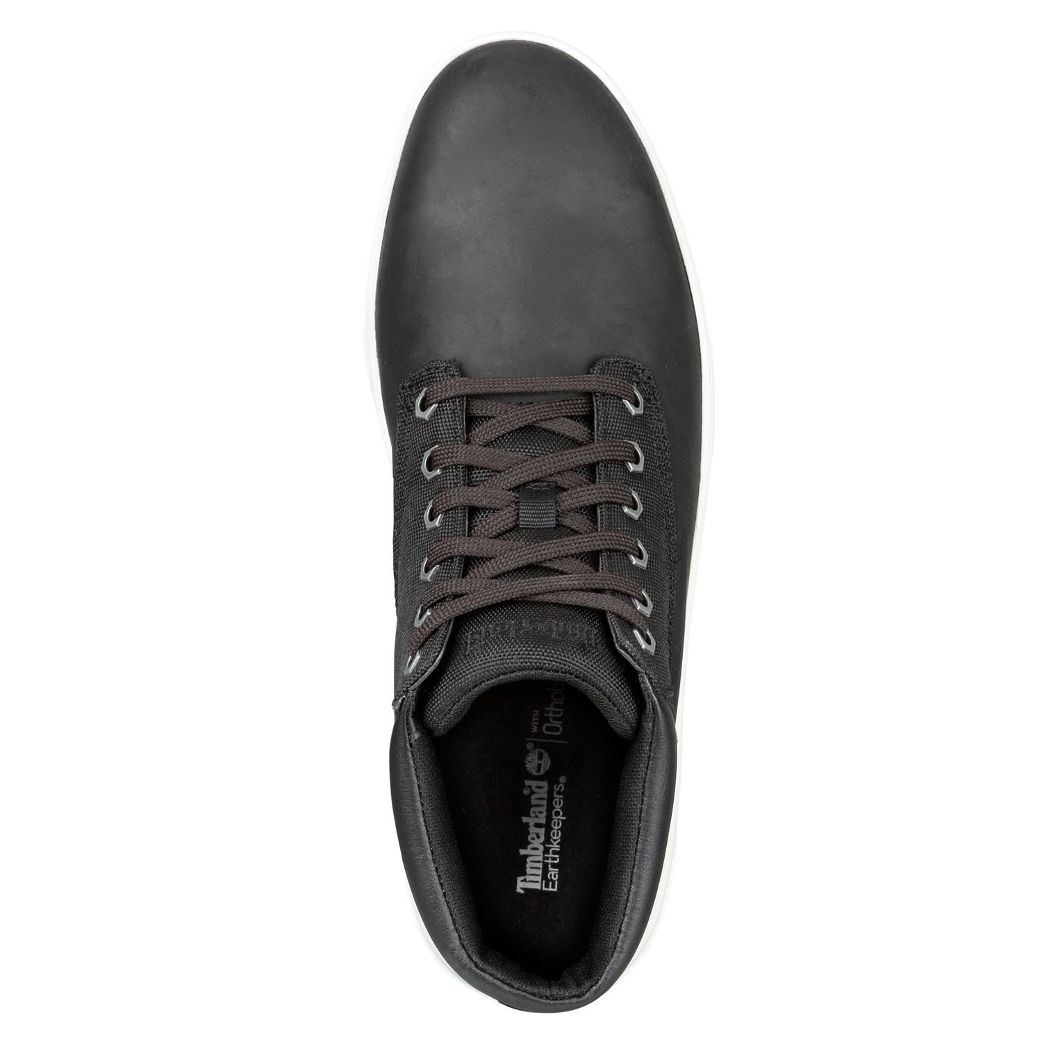 Product gallery image number 4 for product Groveton Plain Toe Chukka Fabric and Leather Shoes - Men's