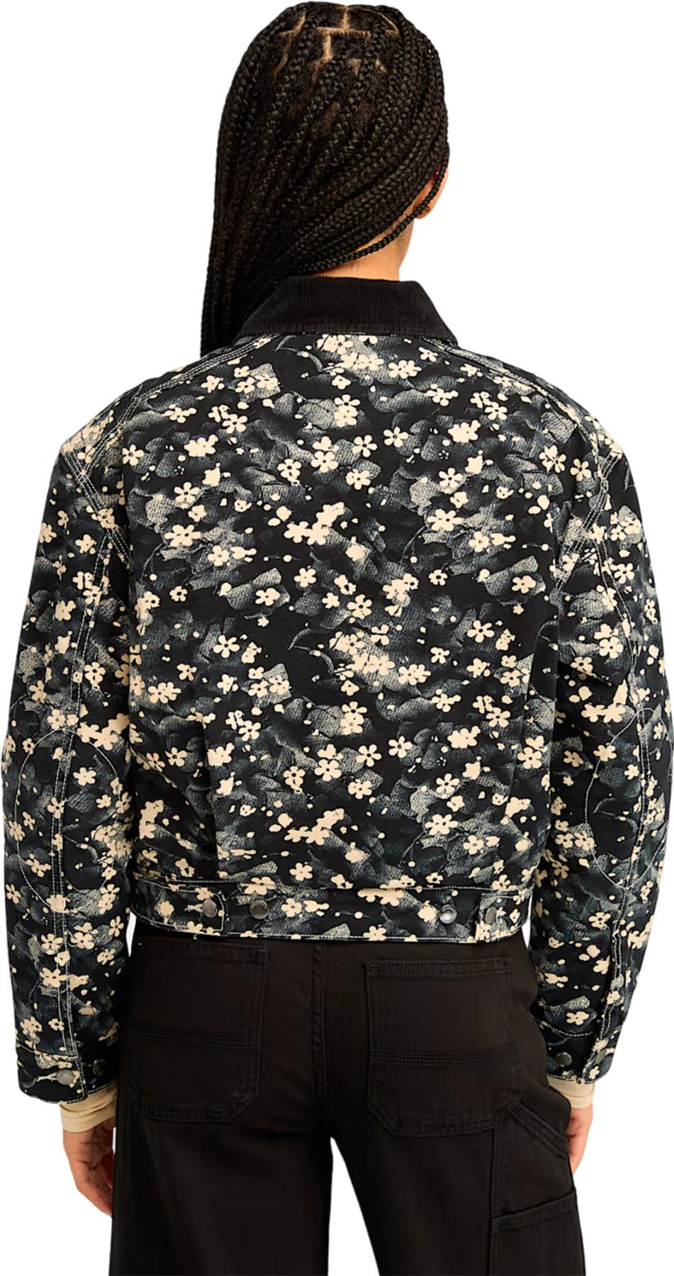Product gallery image number 2 for product Strafford Quilted Washed Canvas Printed Jacket - Women's