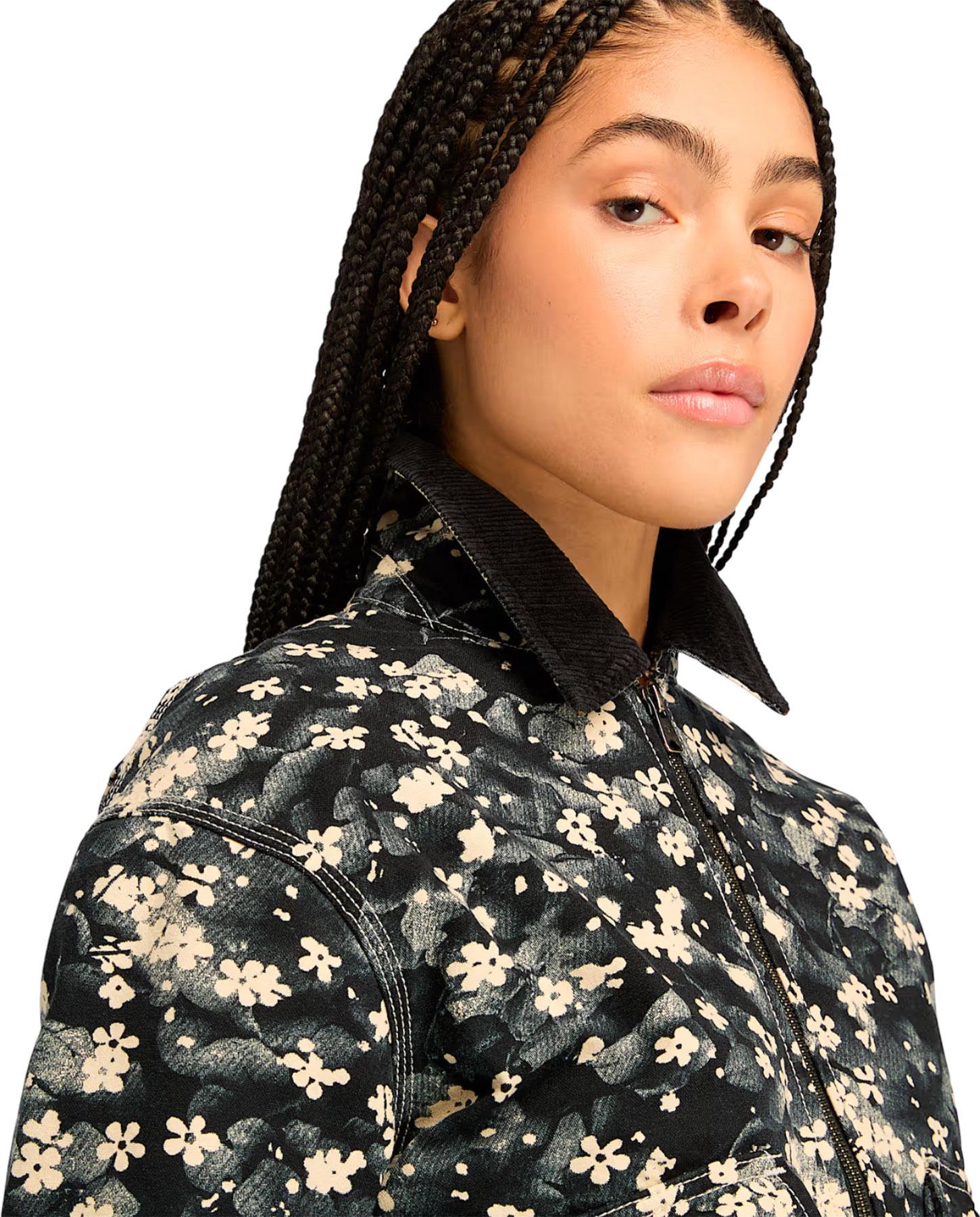 Product gallery image number 5 for product Strafford Quilted Washed Canvas Printed Jacket - Women's