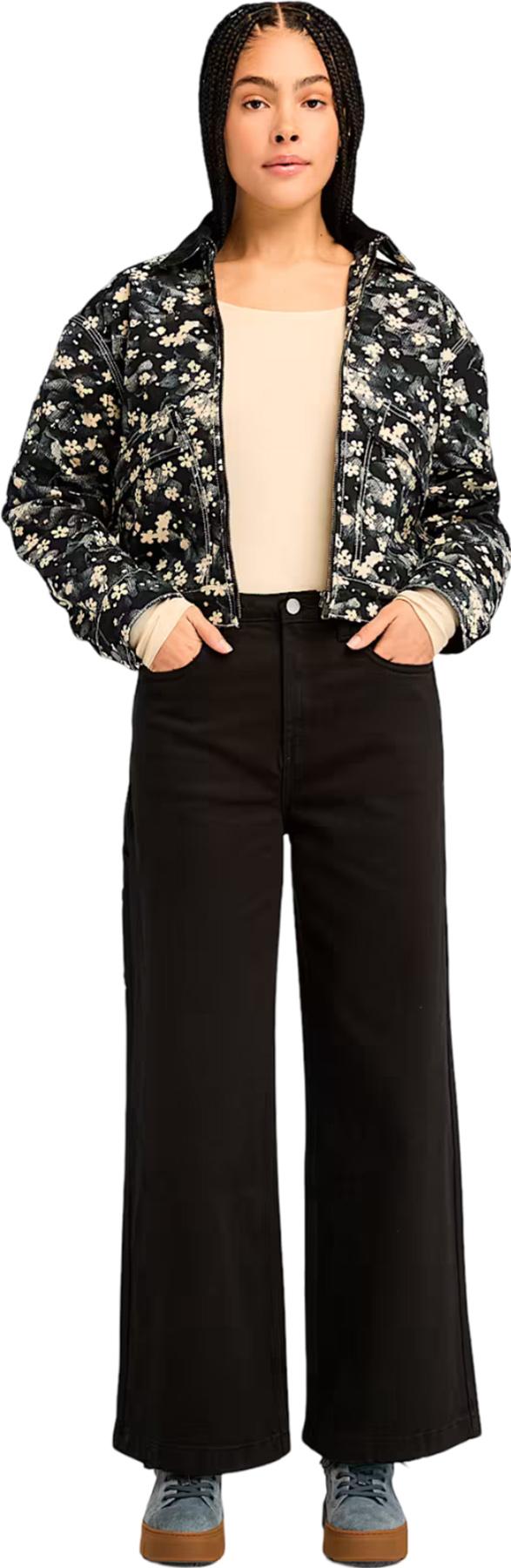 Product gallery image number 4 for product Strafford Quilted Washed Canvas Printed Jacket - Women's