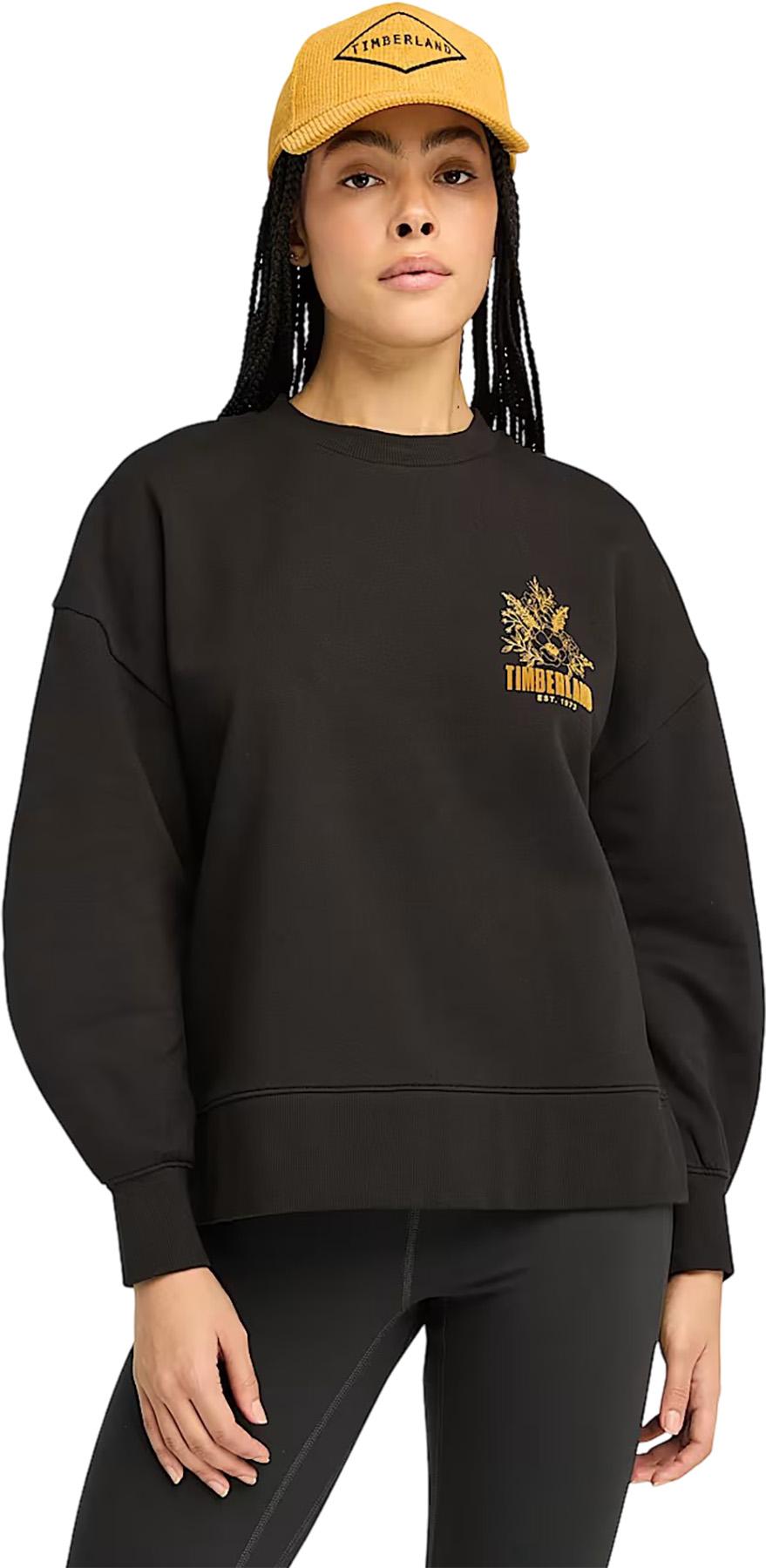 Product gallery image number 3 for product Brushed Chest Graphic Crew Sweatshirt - Women's