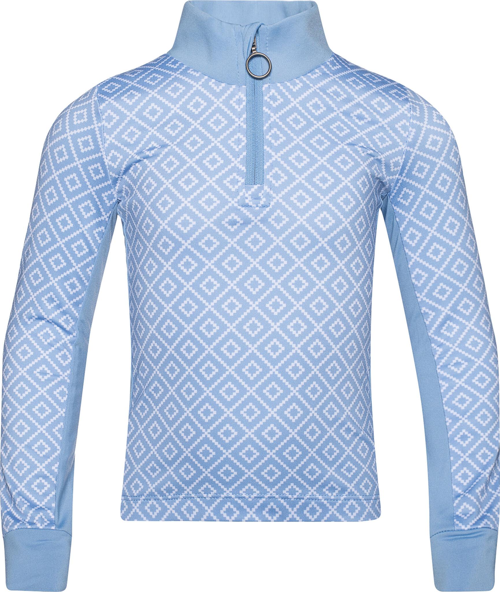 Product gallery image number 1 for product Meribel Half-Zip Printed Long Sleeve Top and Legging Set - Girls