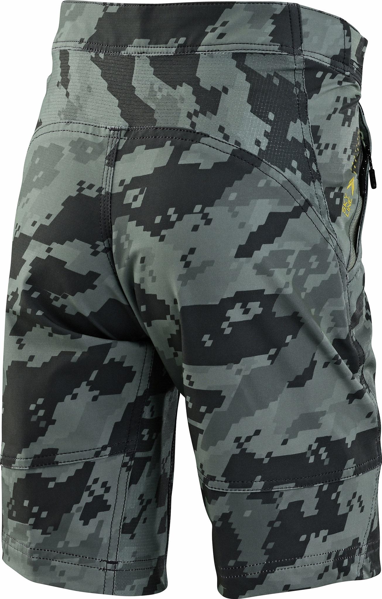 Product gallery image number 2 for product Skyline Shell Bike Shorts Digi Camo - Youth