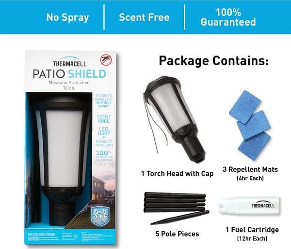 Product gallery image number 2 for product Mosquito Repellent Patio Shield Torch