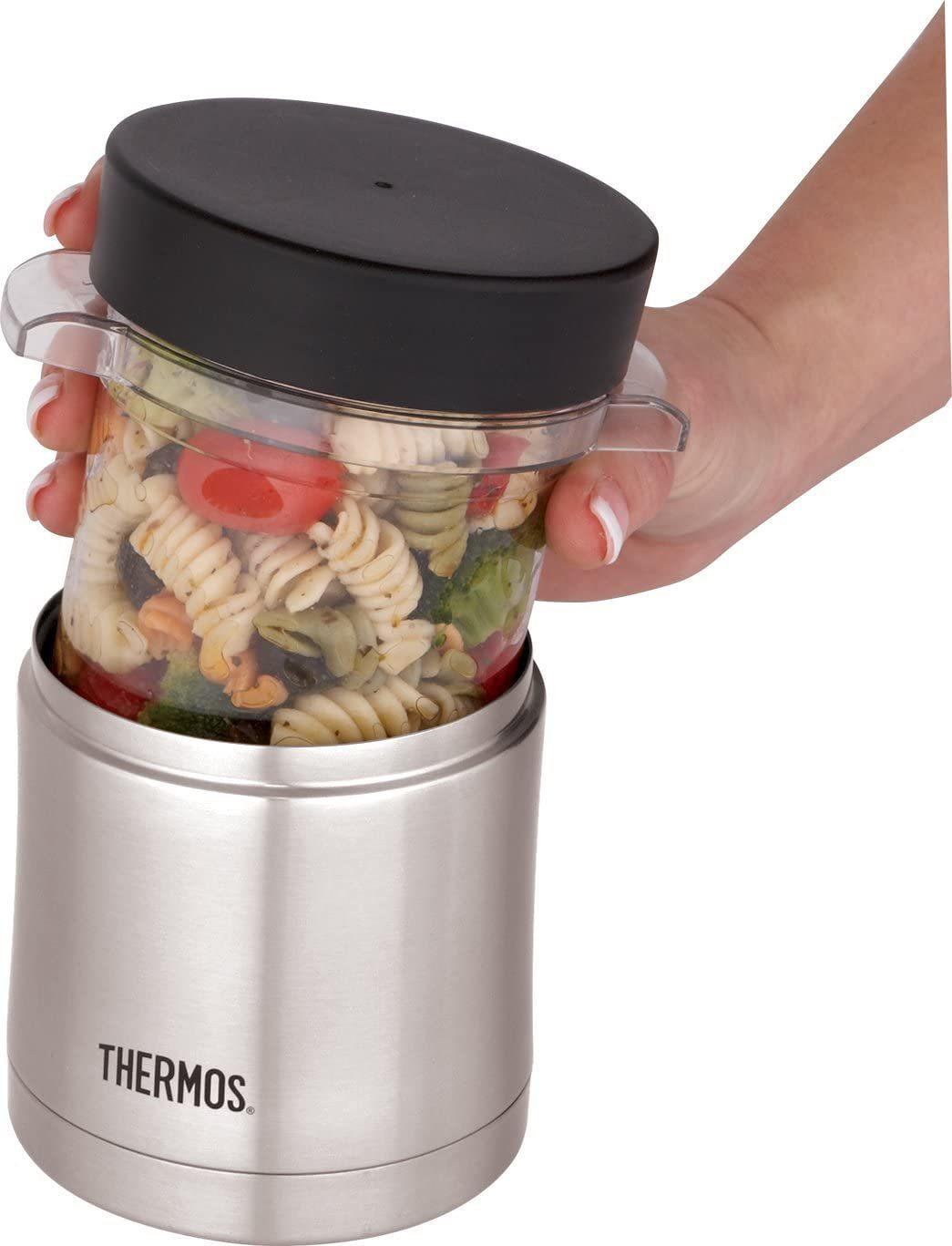 Product gallery image number 2 for product Stainless Steel Food Jar with Micro Container - 355 ml