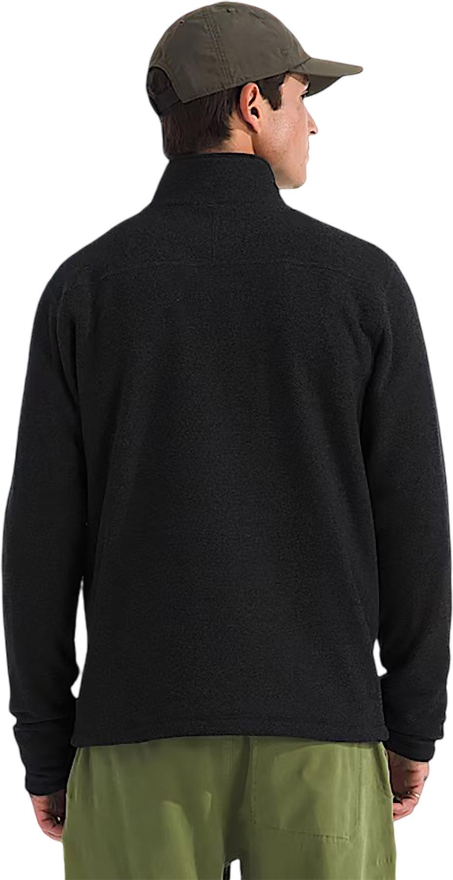 Product gallery image number 2 for product Chandail texturé à glissière ¼ Cap Rock - Homme