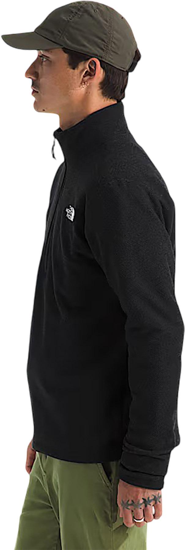 Product gallery image number 3 for product Chandail texturé à glissière ¼ Cap Rock - Homme