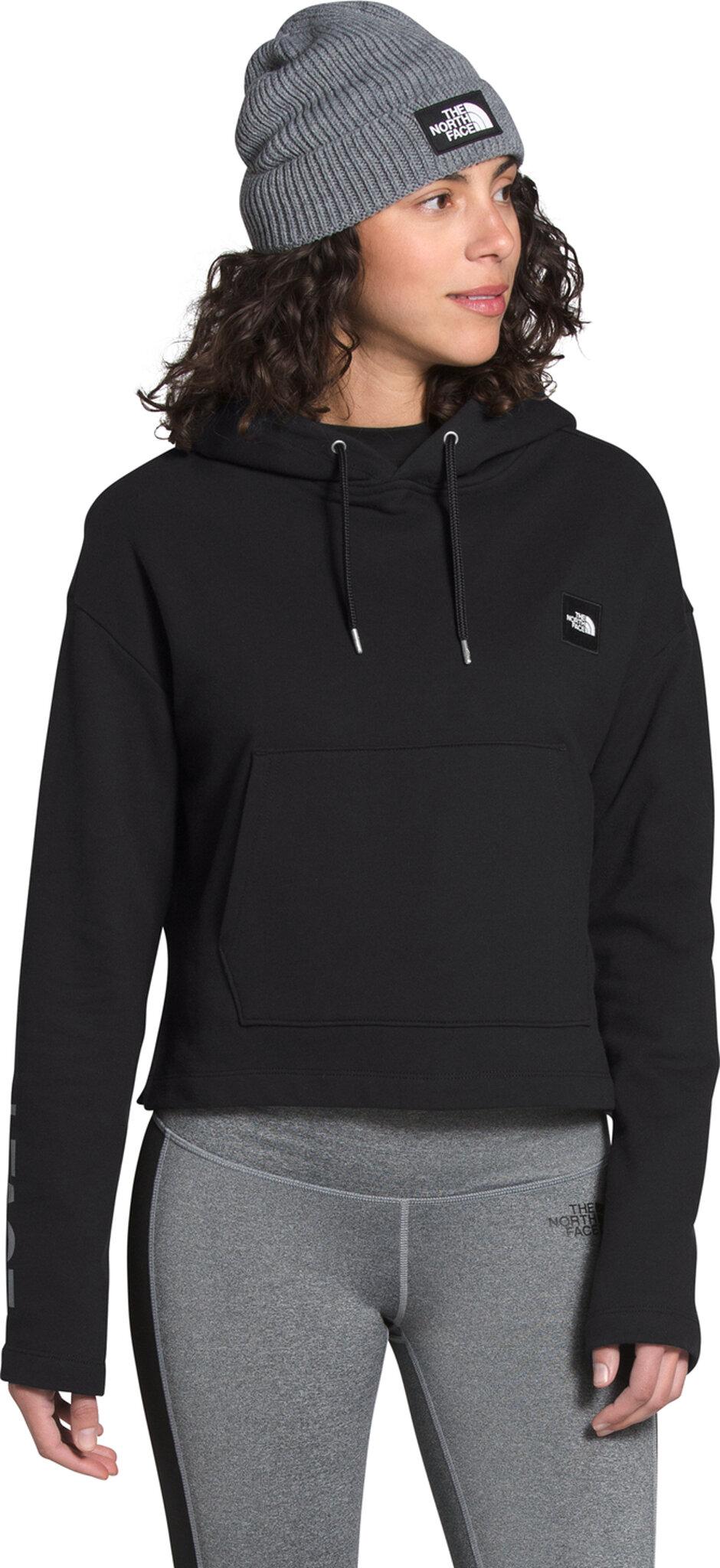 Product gallery image number 1 for product Long Sleeve FT Logo Crop Pullover Hoodie - Women's
