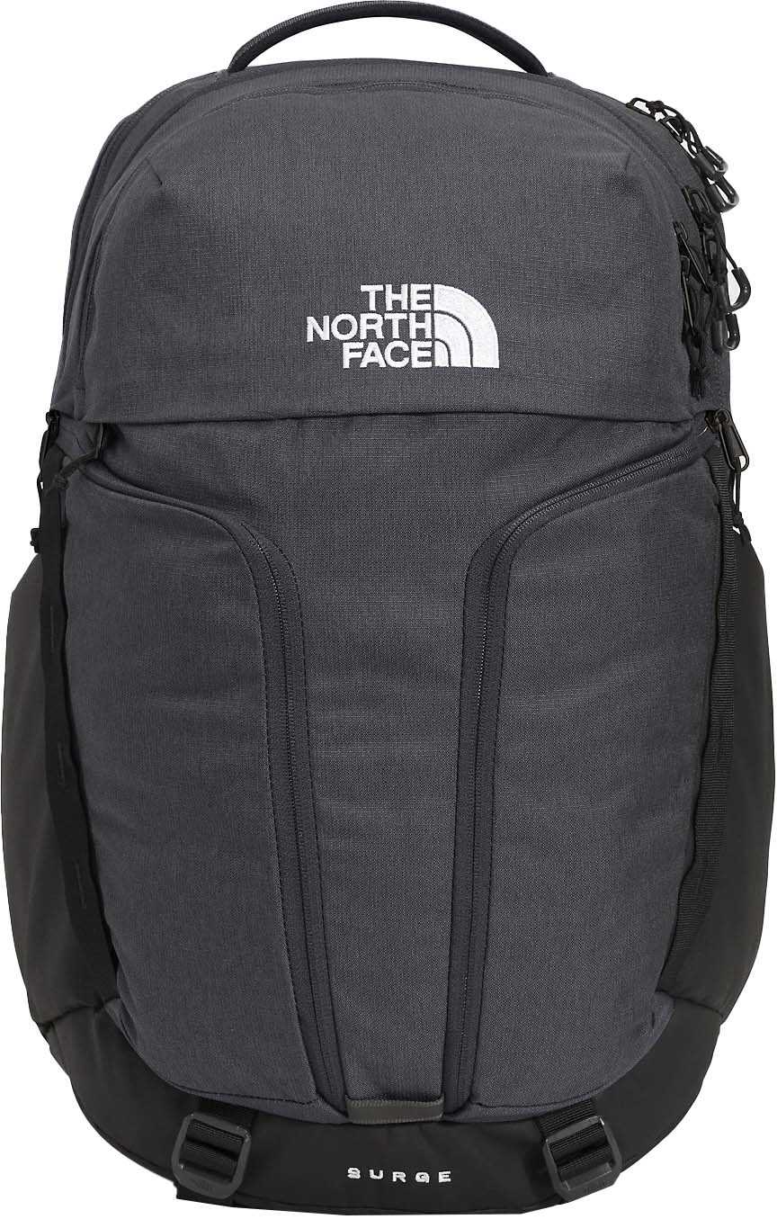 Asphalt Grey Light Heather - TNF Black