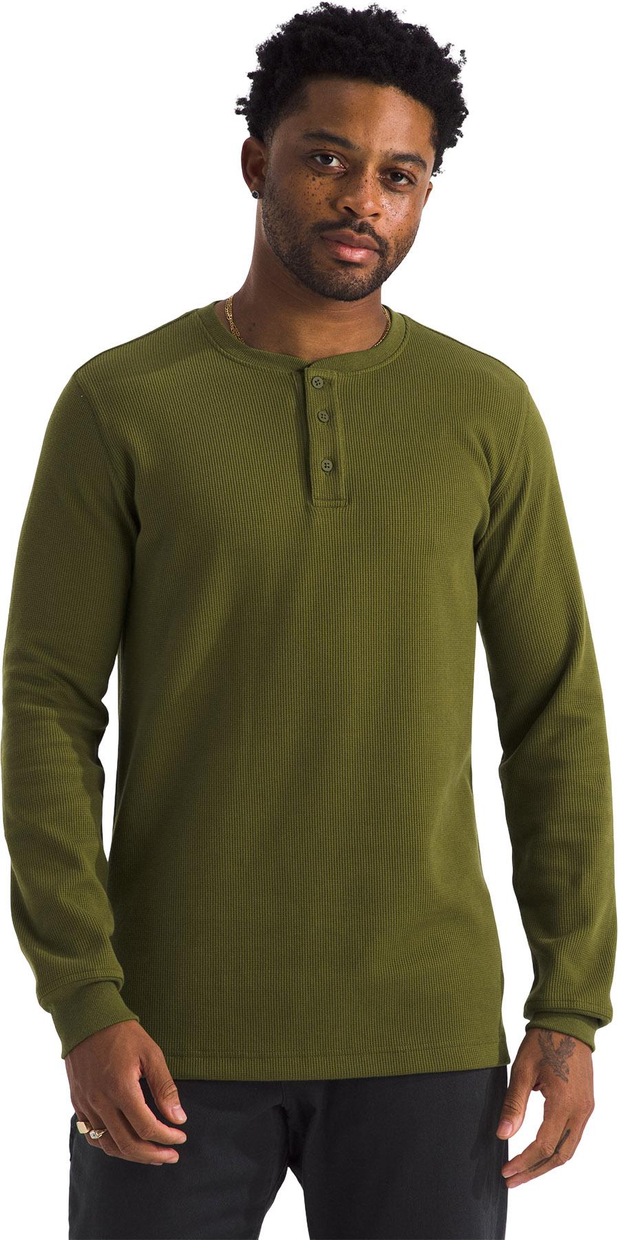 Product gallery image number 3 for product Men’s Waffle Long-Sleeve Henley