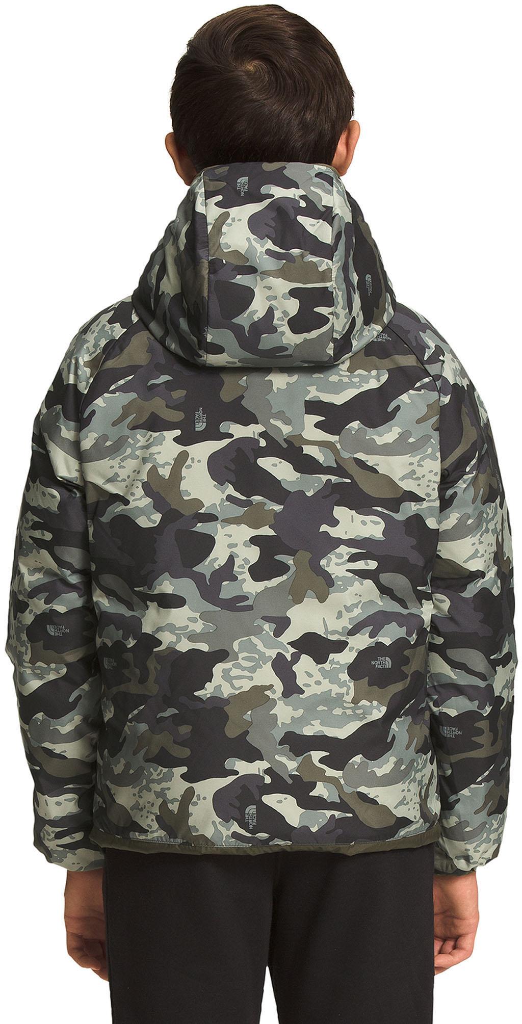 Product gallery image number 2 for product North Printed Reversible Down Hooded Jacket - Boy’s
