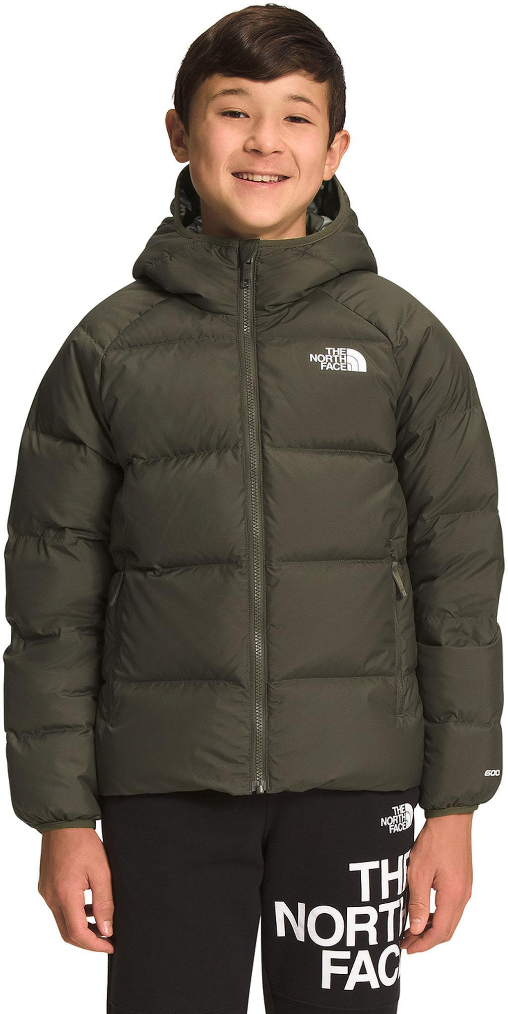 Product gallery image number 3 for product North Printed Reversible Down Hooded Jacket - Boy’s