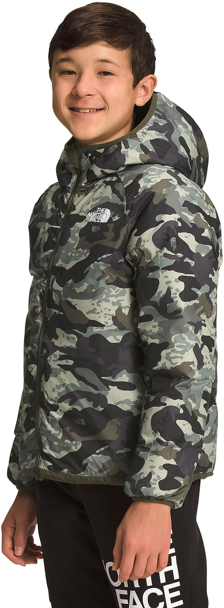 Product gallery image number 5 for product North Printed Reversible Down Hooded Jacket - Boy’s