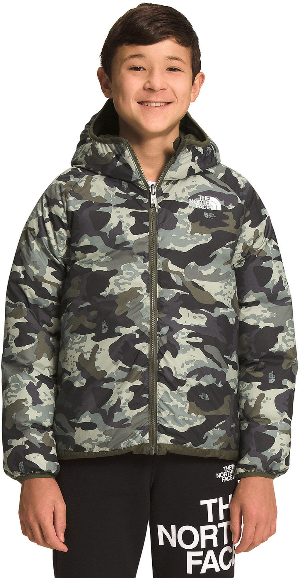 Product gallery image number 1 for product North Printed Reversible Down Hooded Jacket - Boy’s
