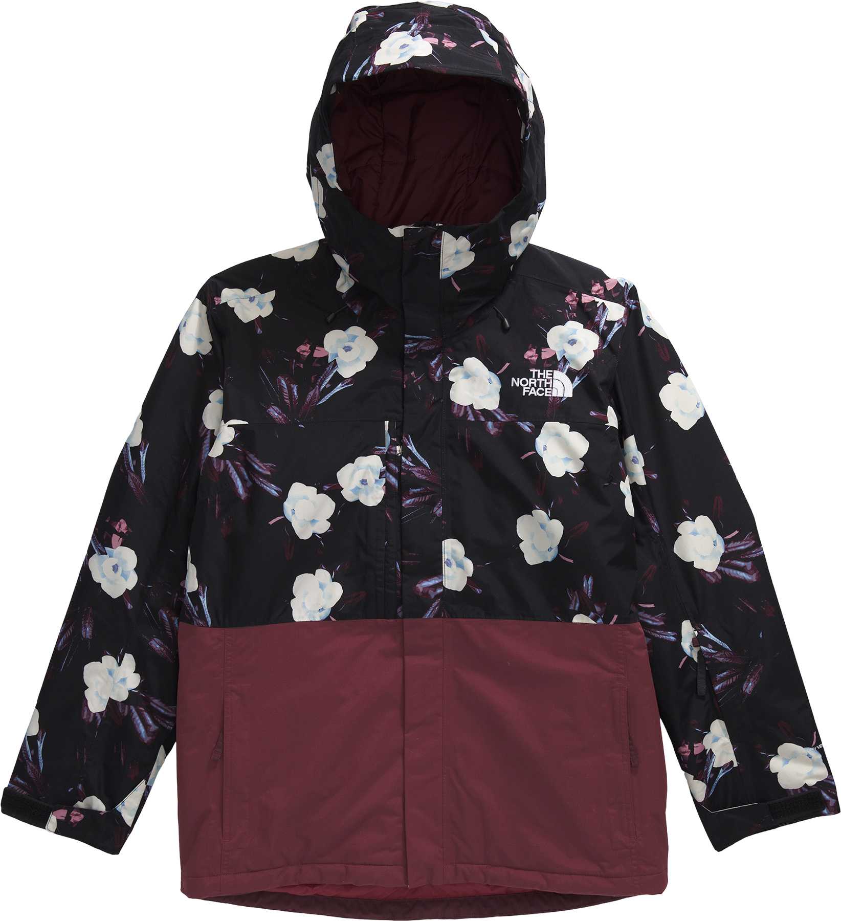 TNF Black Winter Flowers Print - Alpine Plum