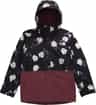 Couleur: TNF Black Winter Flowers Print - Alpine Plum