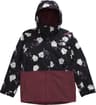Colour: TNF Black Winter Flowers Print - Alpine Plum