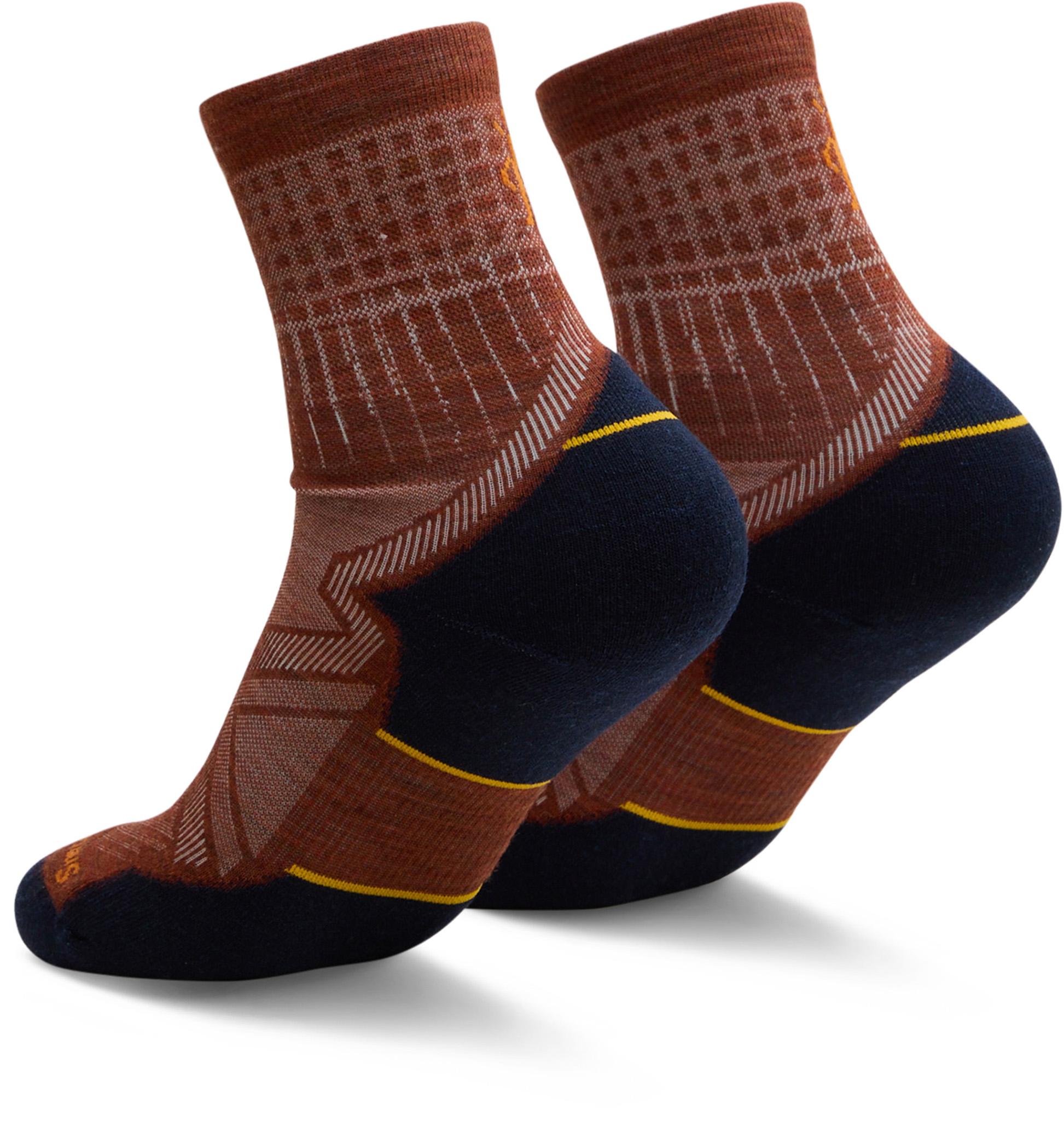 Product gallery image number 2 for product Run Targeted Cushion Pattern Mid Crew Socks - Men's