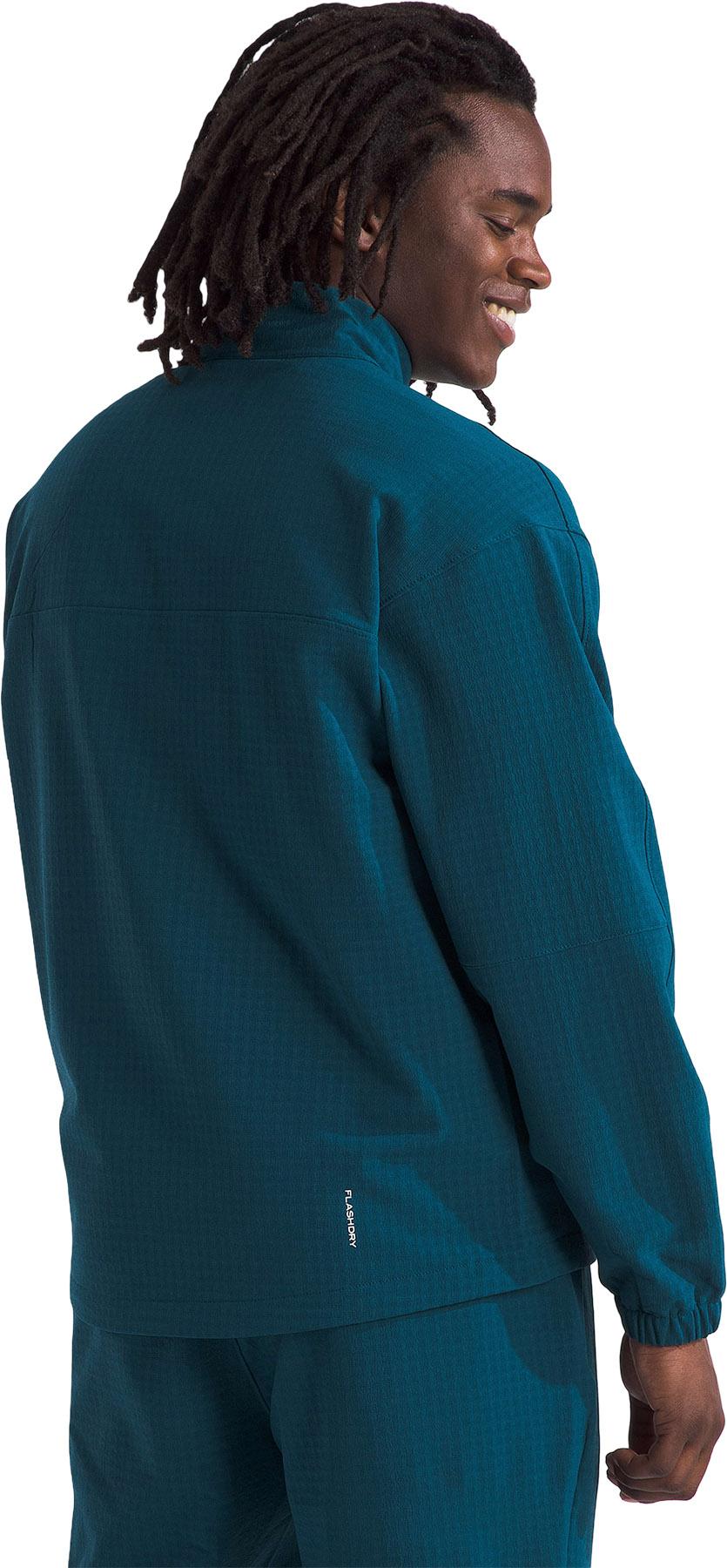 Numéro de l'image de la galerie de produits 2 pour le produit Manteau en molleton à glissière ¼ Tekware Grid - Homme