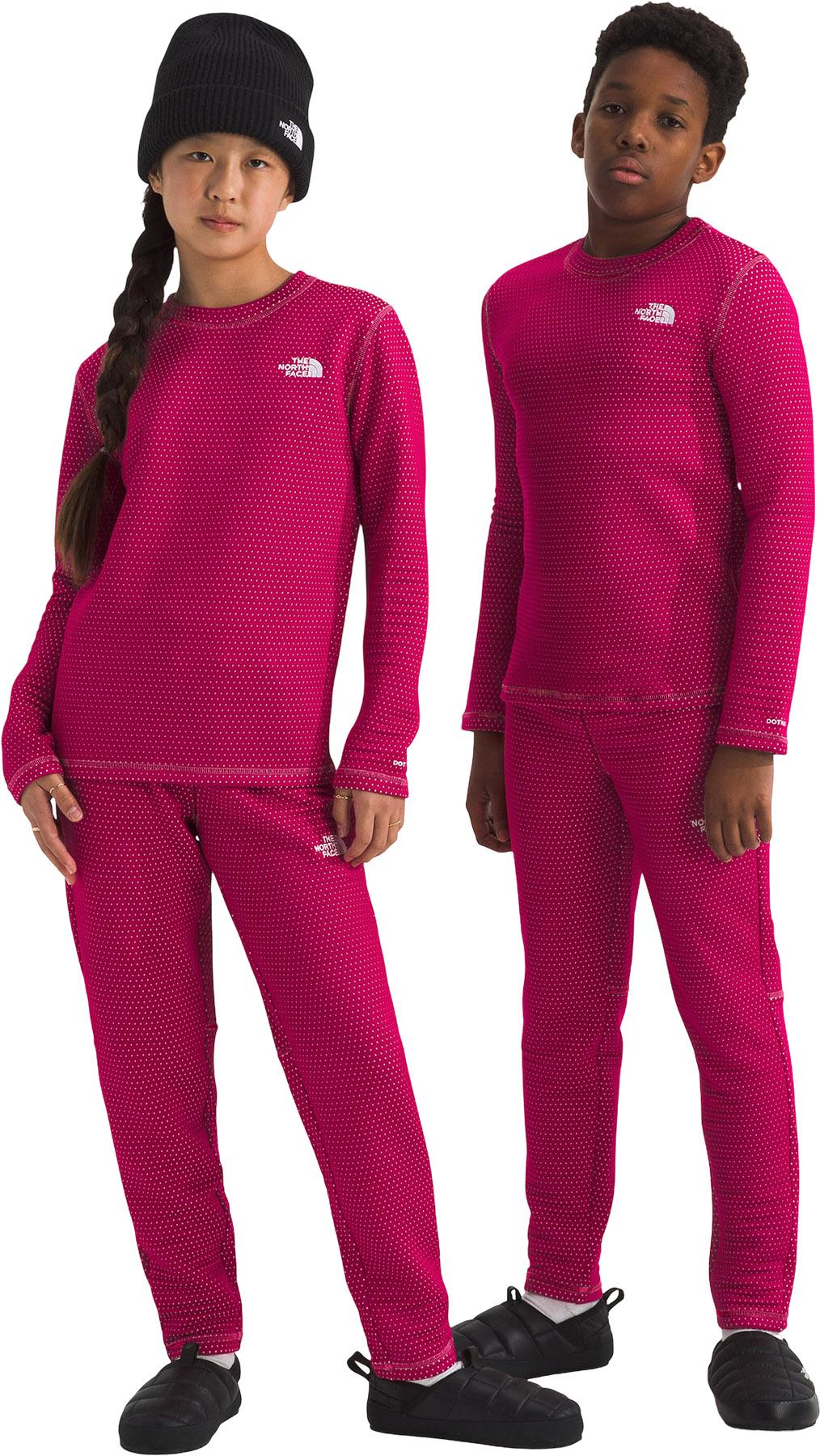 Product gallery image number 4 for product Ensemble couche de base pour le haut thermique DotKnit - Grand enfant