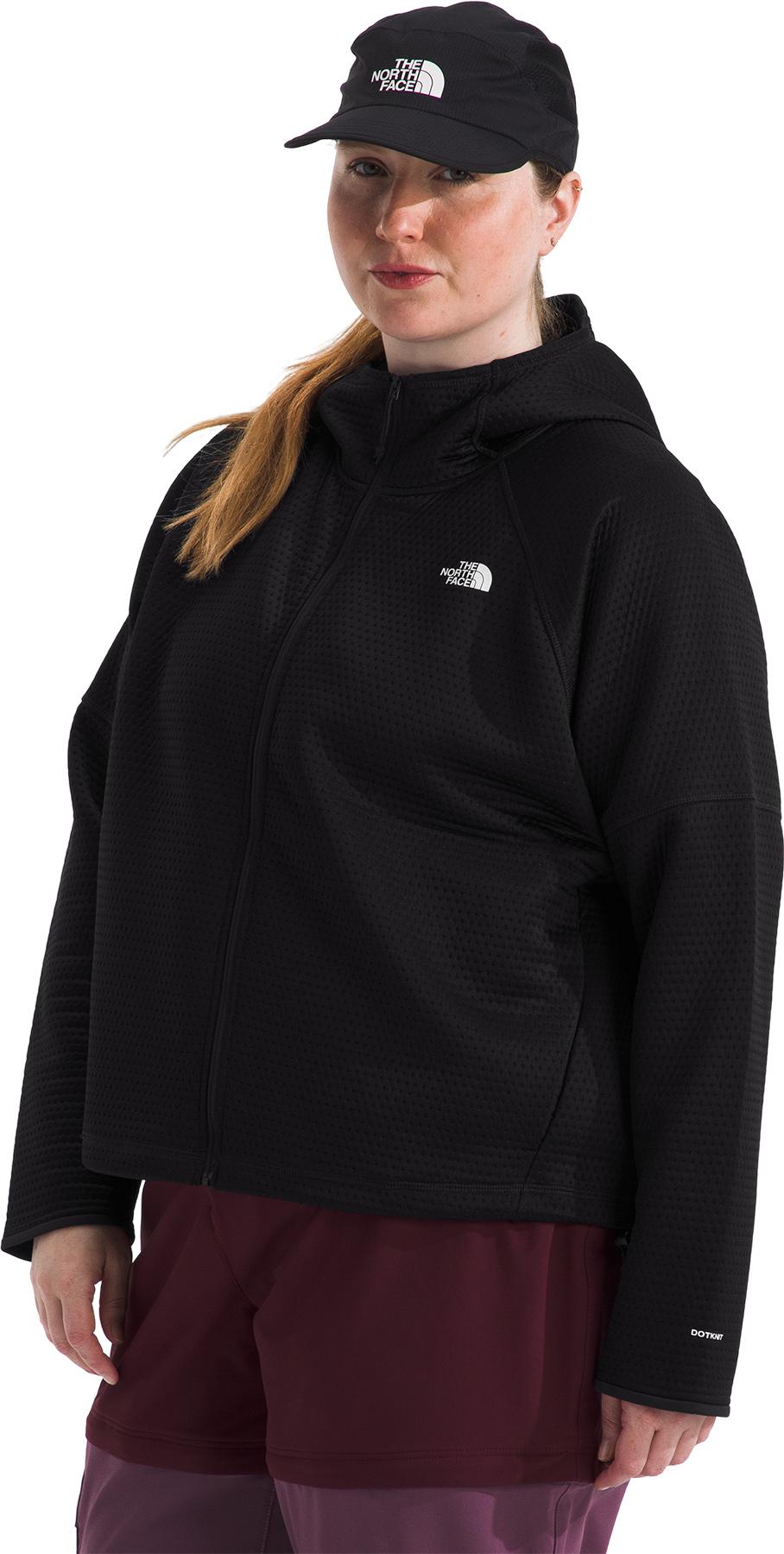Product gallery image number 6 for product DotKnit Thermal Plus Size Full-Zip Hoodie - Women's