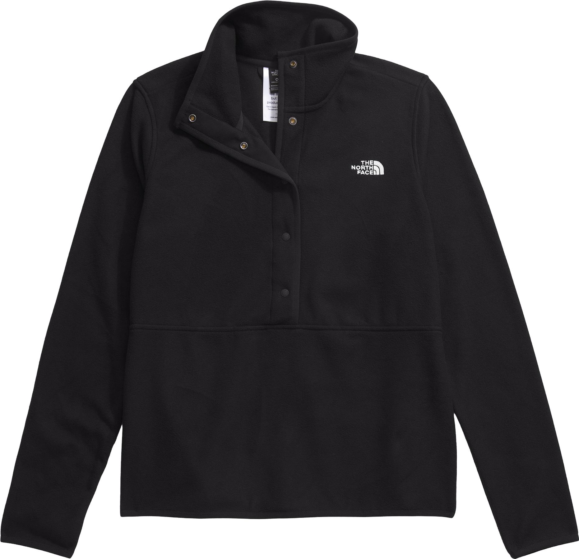 Image de produit pour Manteau en molleton à ½ boutons pression Glacier - Femme