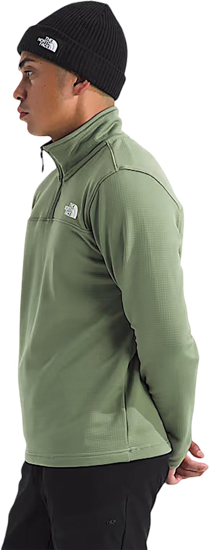 Product gallery image number 3 for product Chandail en molleton à glissière ¼ Cedar Trail Grid - Homme