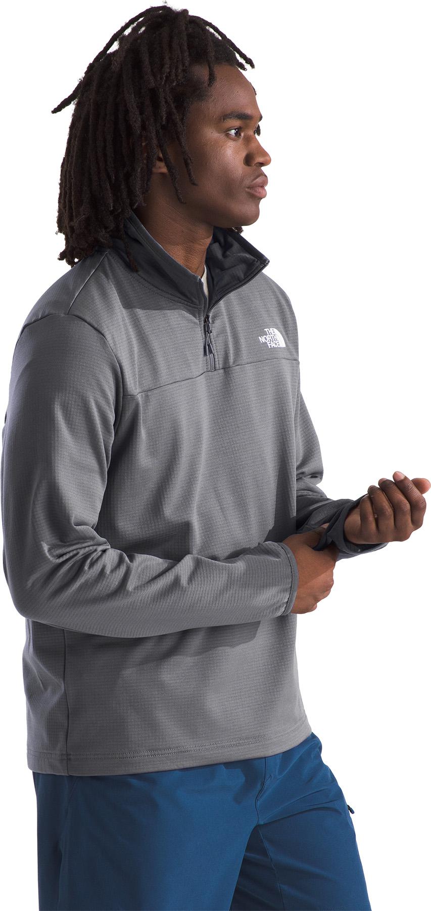 Product gallery image number 4 for product Cedar Trail Grid Fleece ¼-Zip Pullover - Men's