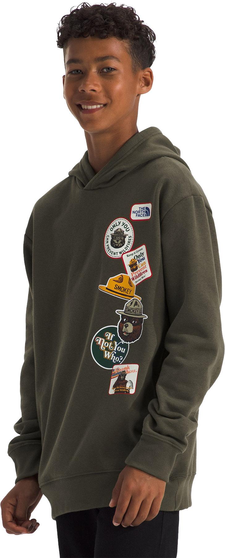 Product gallery image number 5 for product Smokey Camp Fleece Pullover Hoodie - Youth