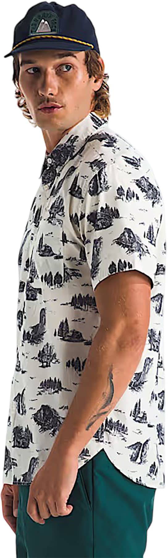 Product gallery image number 4 for product Baytrail Pattern Short-Sleeve Shirt - Men's