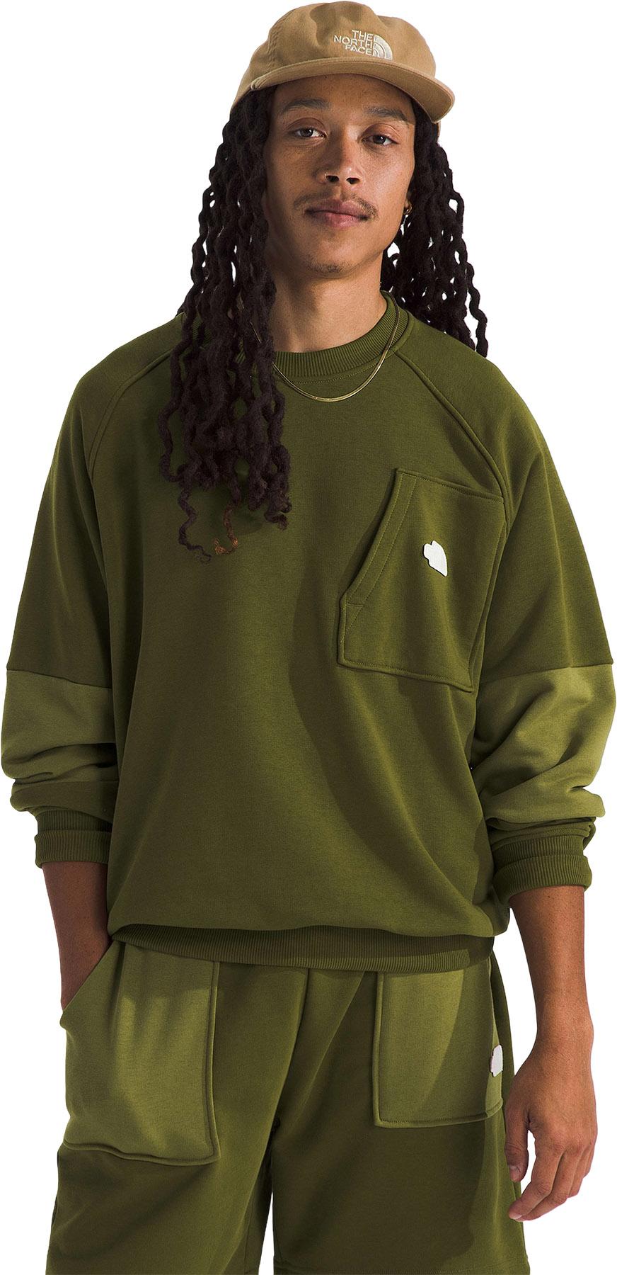 Product gallery image number 4 for product Terry Relaxed Crew Neck Sweatshirt - Men's