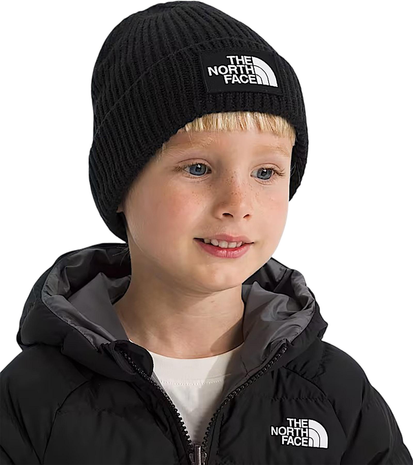 Product gallery image number 2 for product TNF Logo Box Cuffed Beanie - Kids