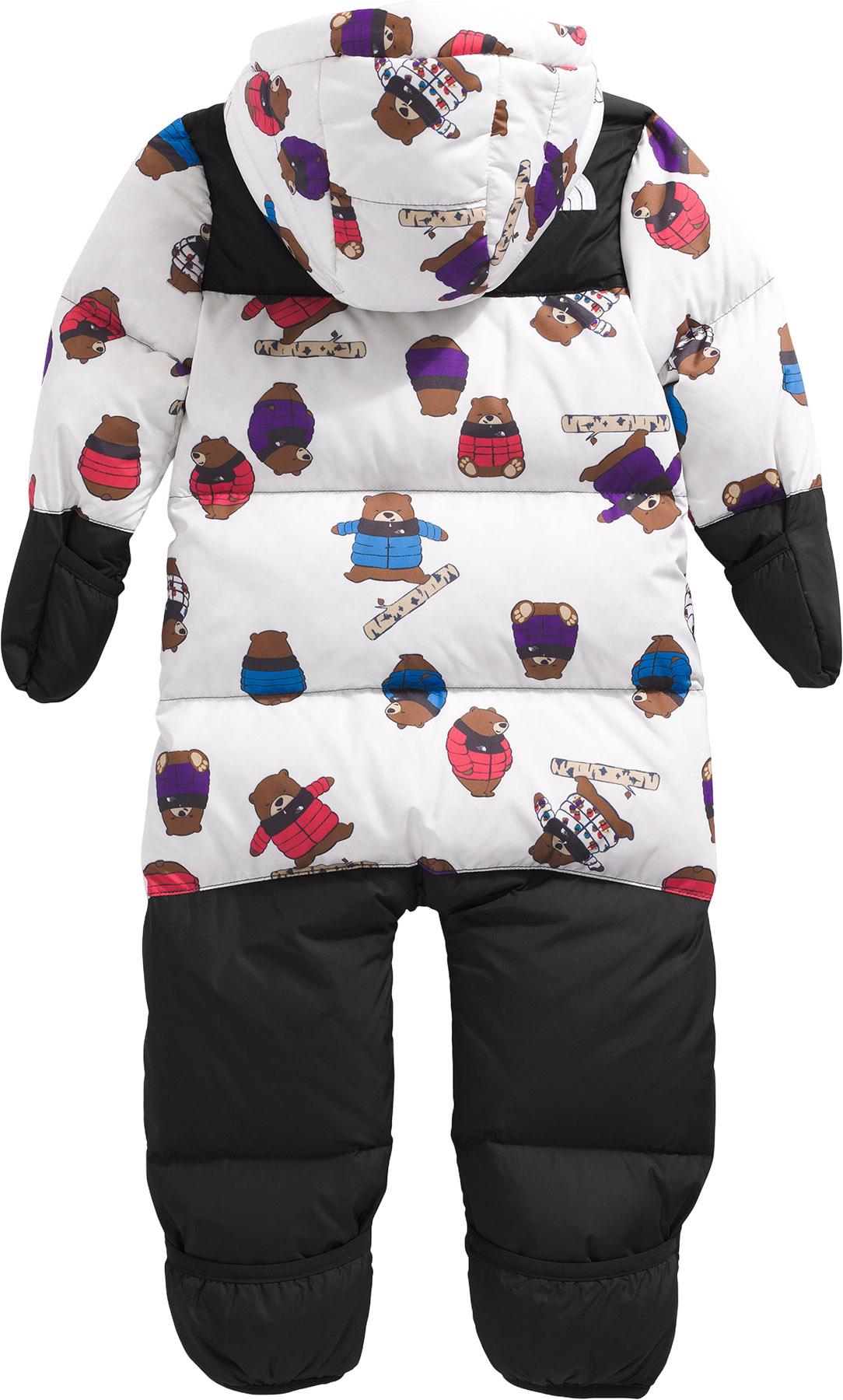 Product gallery image number 2 for product 1996 Retro Nuptse Print One-Piece Snowsuit - Baby 