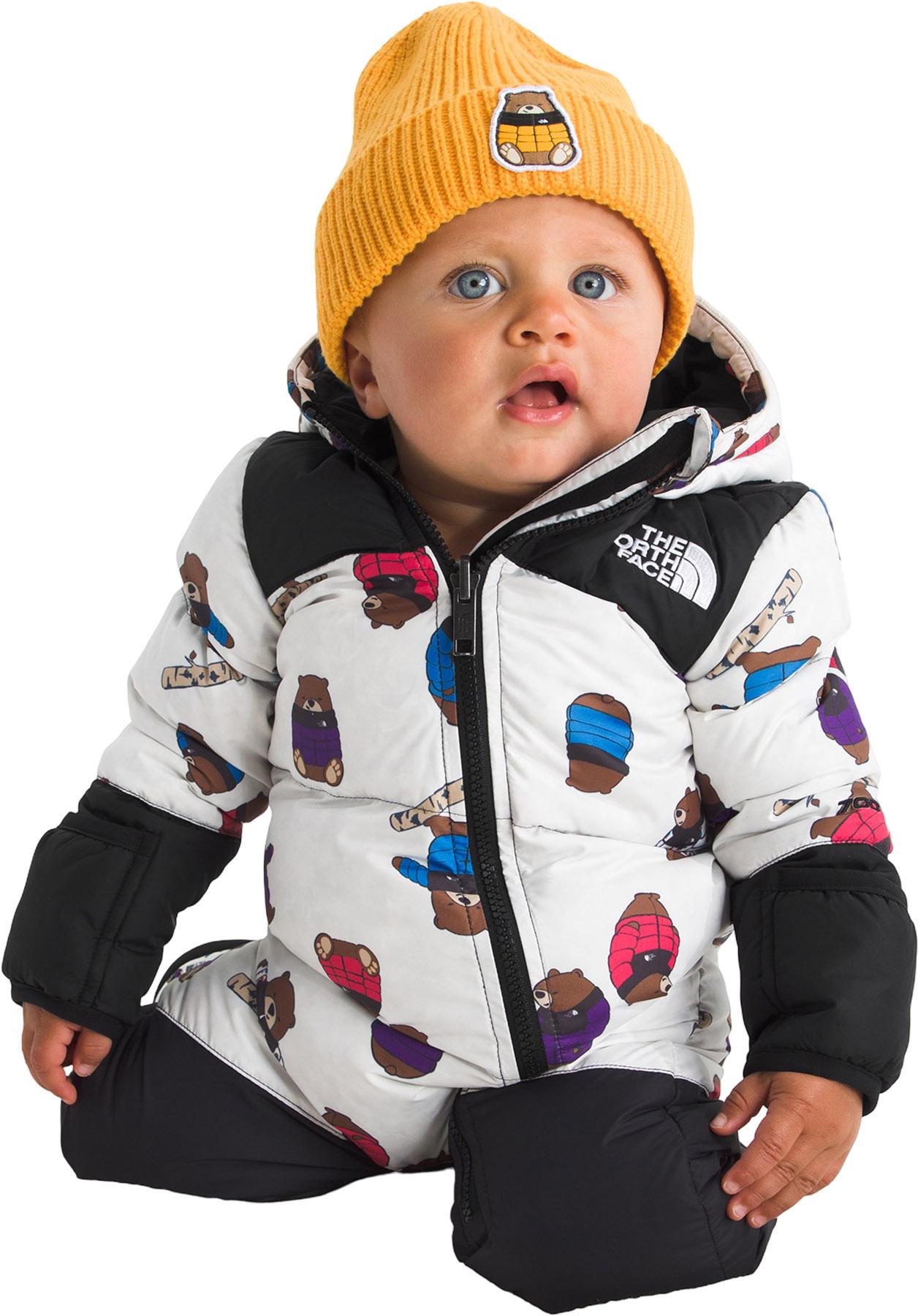 Product gallery image number 3 for product 1996 Retro Nuptse Print One-Piece Snowsuit - Baby 