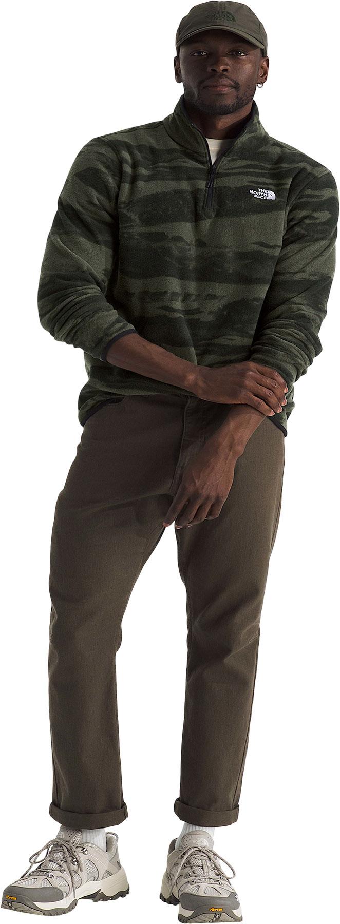 Product gallery image number 4 for product Glacier Fleece ¼ Zip Printed Jacket - Men's