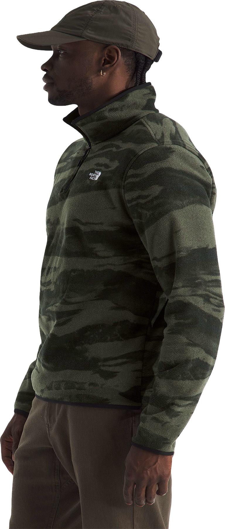 Product gallery image number 5 for product Glacier Fleece ¼ Zip Printed Jacket - Men's