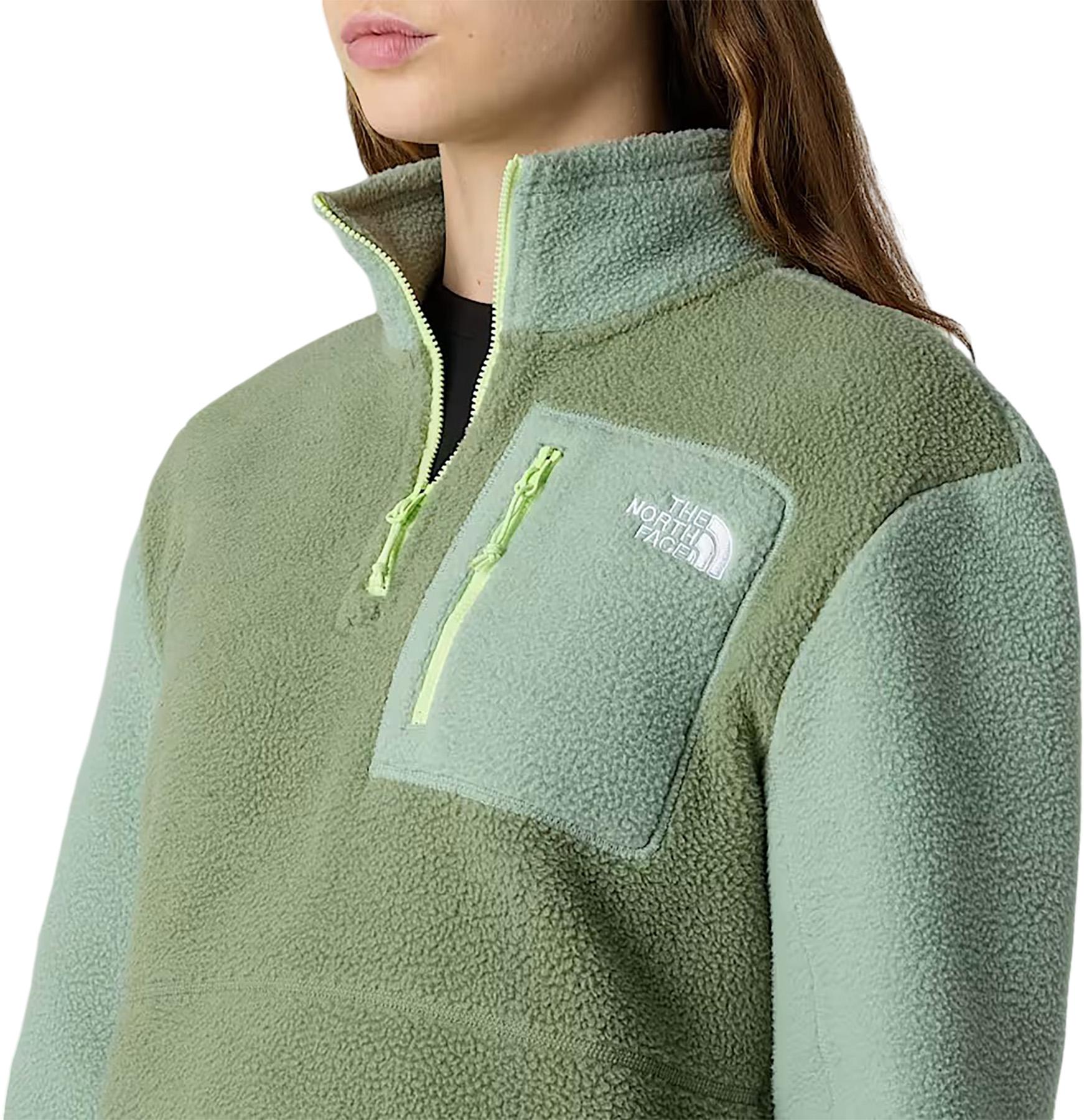 Product gallery image number 4 for product Manteau en molleton à glissière ¼ Yumiori - Femme