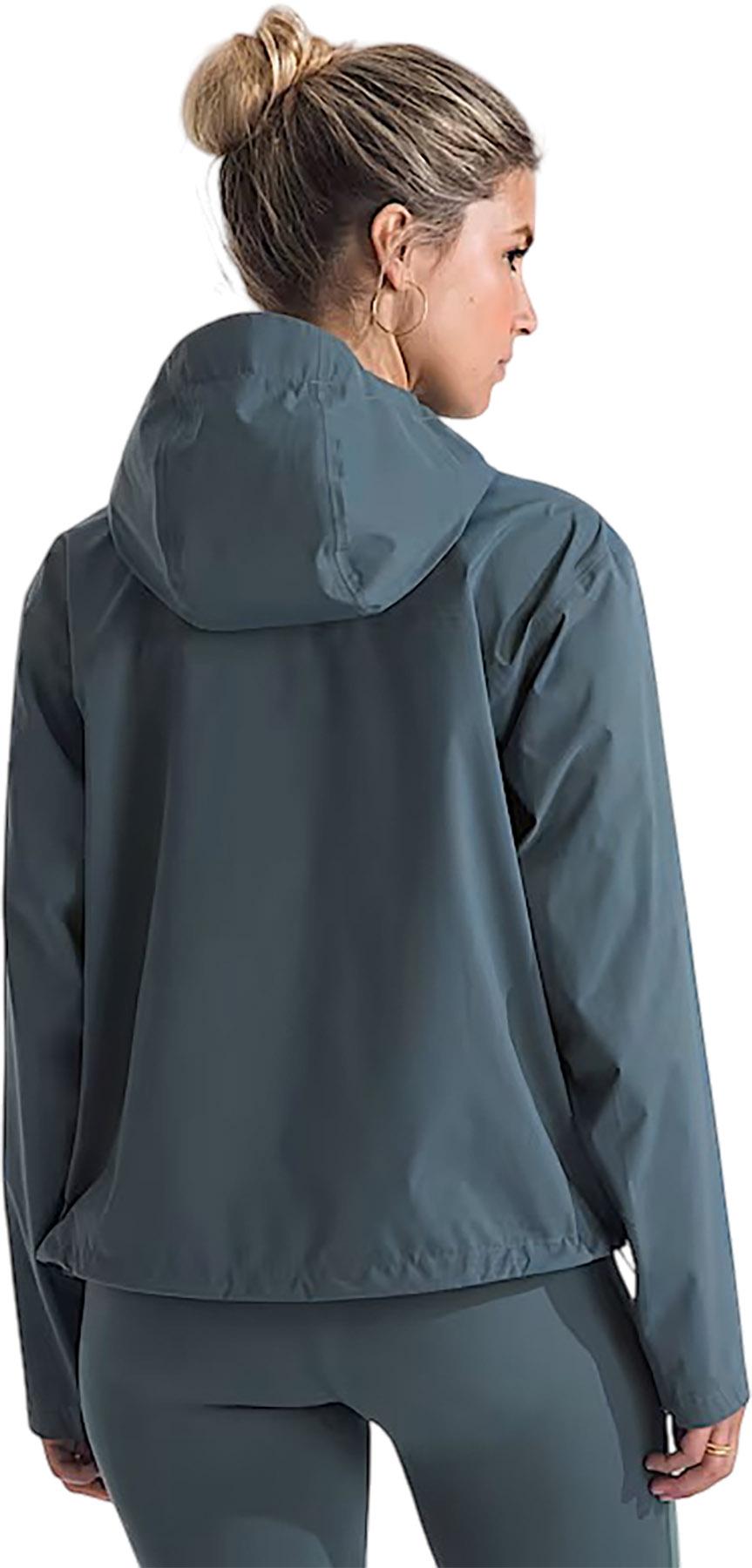 Product gallery image number 2 for product Voyage Rain 3 Layer Hooded Jacket - Women's